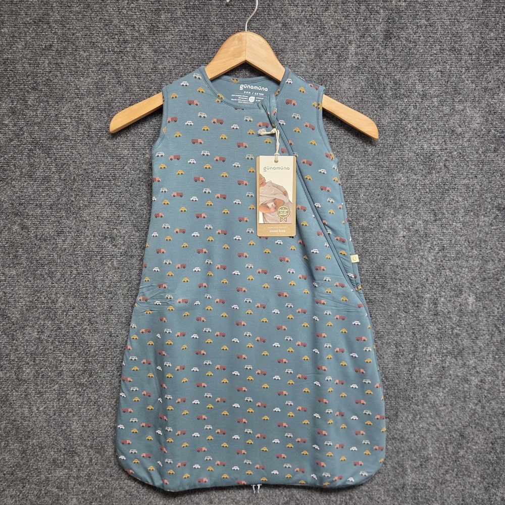 Gunamuna 2.5 Tog Bamboo Viscose Sleep Sack Car Trucks Size: 3-9 Months NWT